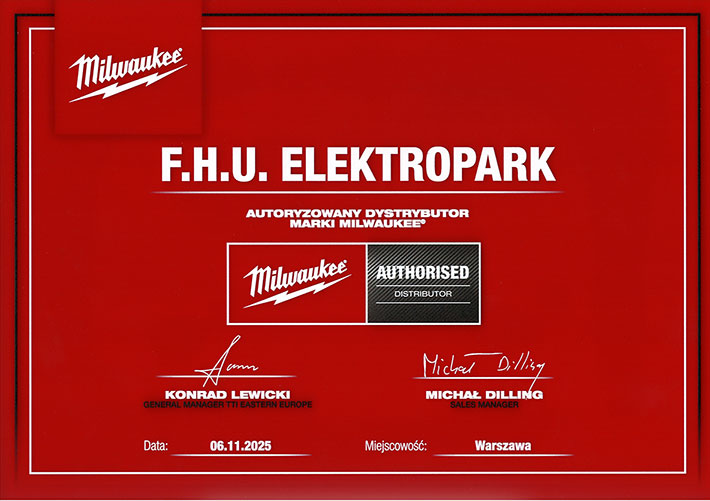 certyfikat milwaukee