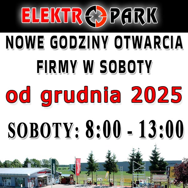 Nowe godziny otwarcia firmy w soboty 8:00 - 13:00 